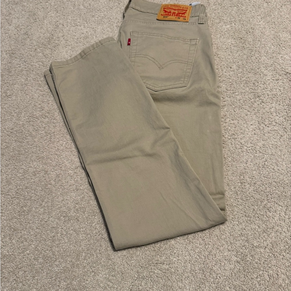 Levi's Khaki 514 Jeans 30x32